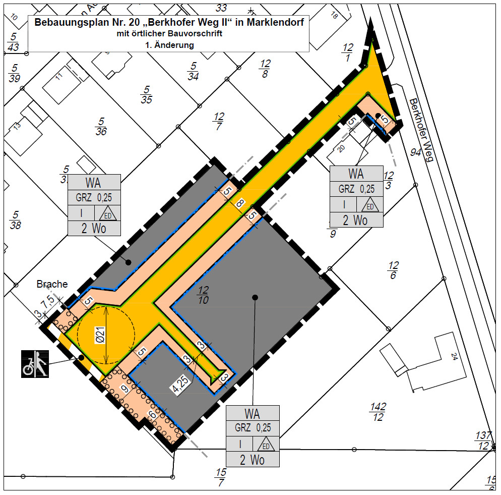 Bebauungsplan Nr 20 Berkhofer Weg II